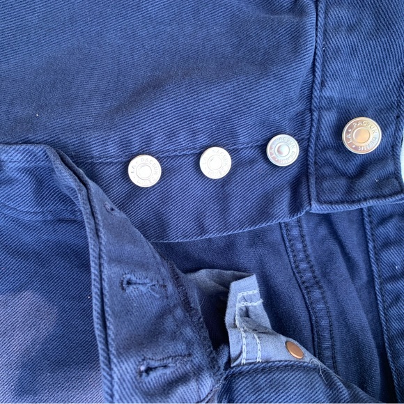 PacSun High rise straight jeans deep blue size 27 - Picture 8 of 8